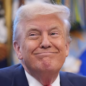 WASHINGTON, DC - AUGUST 14:  U.S. President Donald Trump speaks in the Oval Office on August 14, 2025 in Washington, DC. Trump is expected to issue a proclamation on the 90th anniversary of Social Security and highlight his administration's efforts on the program. (Photo by Andrew Harnik/Getty Images)