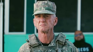 Sean Penn in "One Battle After Another"