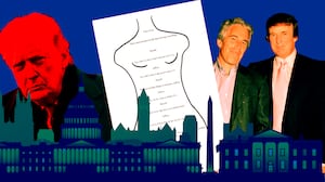 Donald Trump birthday card photo illustration