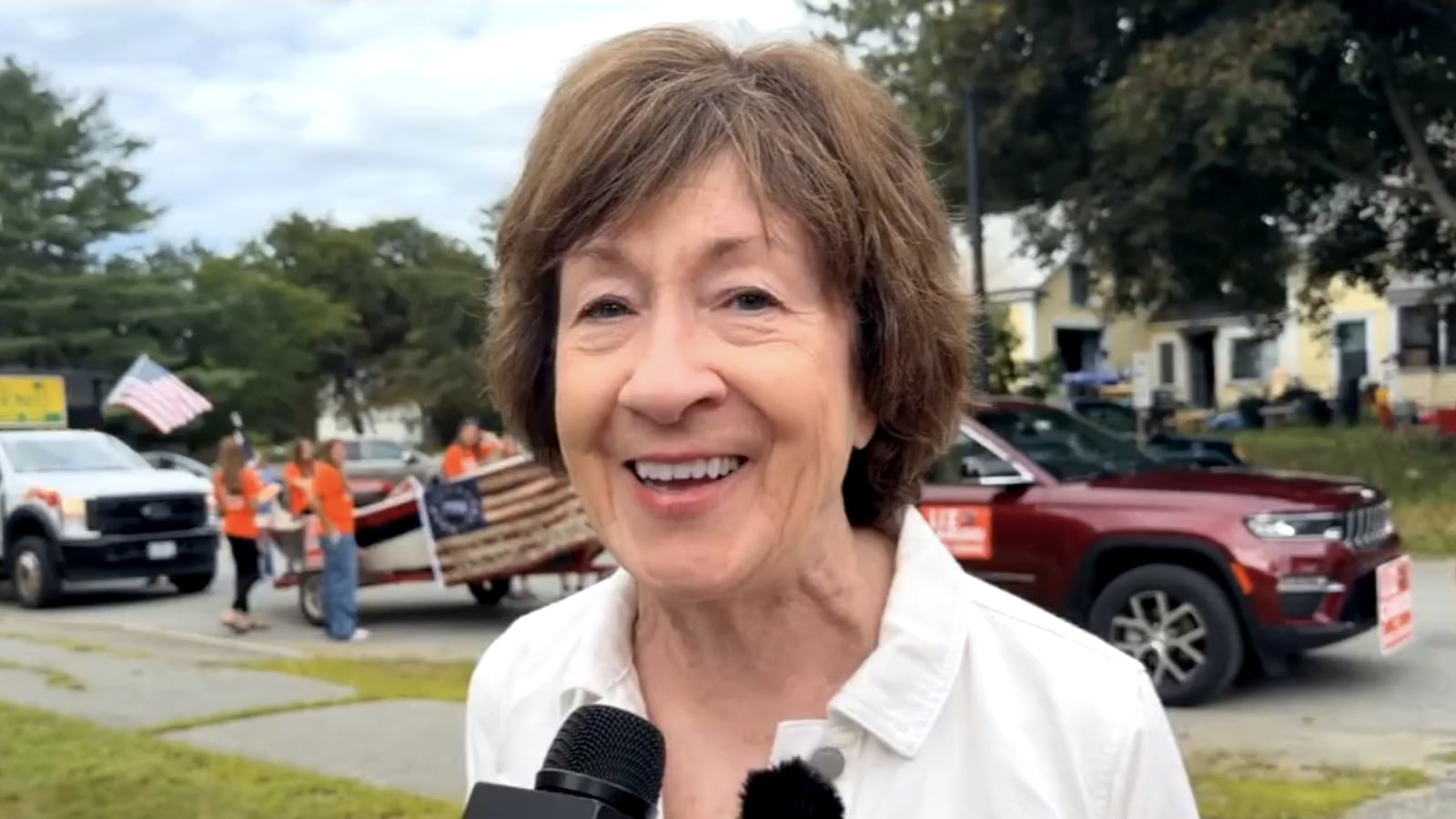 Maine Senator Susan Collins attacked Trump's tariffs on Canadian goods.