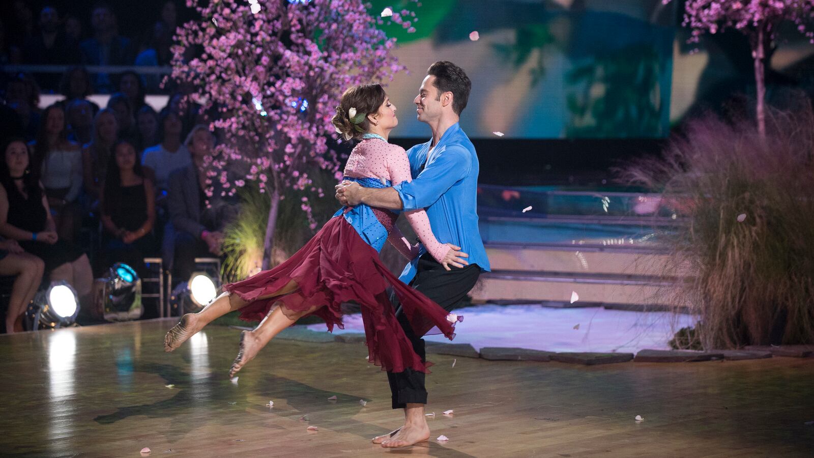 Mery Lou Retton and Sasha Farber