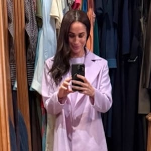 Meghan's Instagram post featuring 4-year-old Lilibet and a walk-in wardrobe.