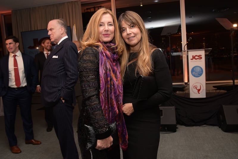 Conchita Sarnoff, left, said she "stumbled" upon Epstein's heinous crimes.