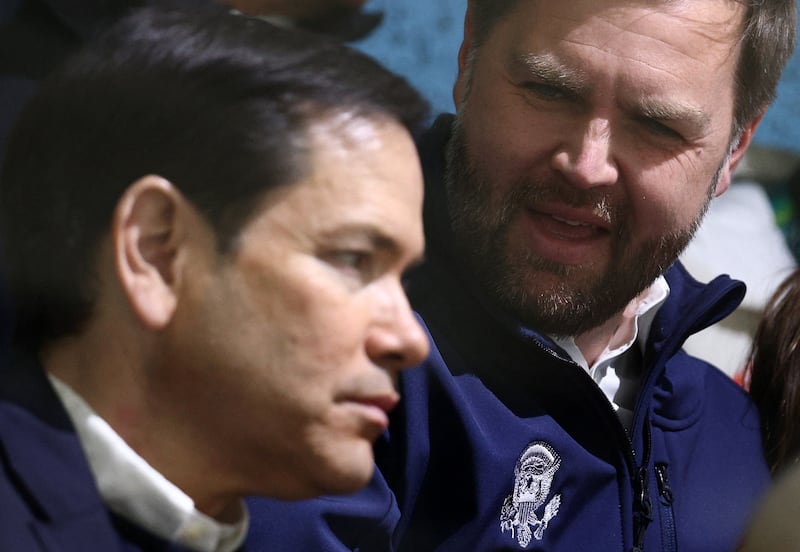 U.S. Secretary of State Marco Rubio and U.S. Vice President JD Vance.