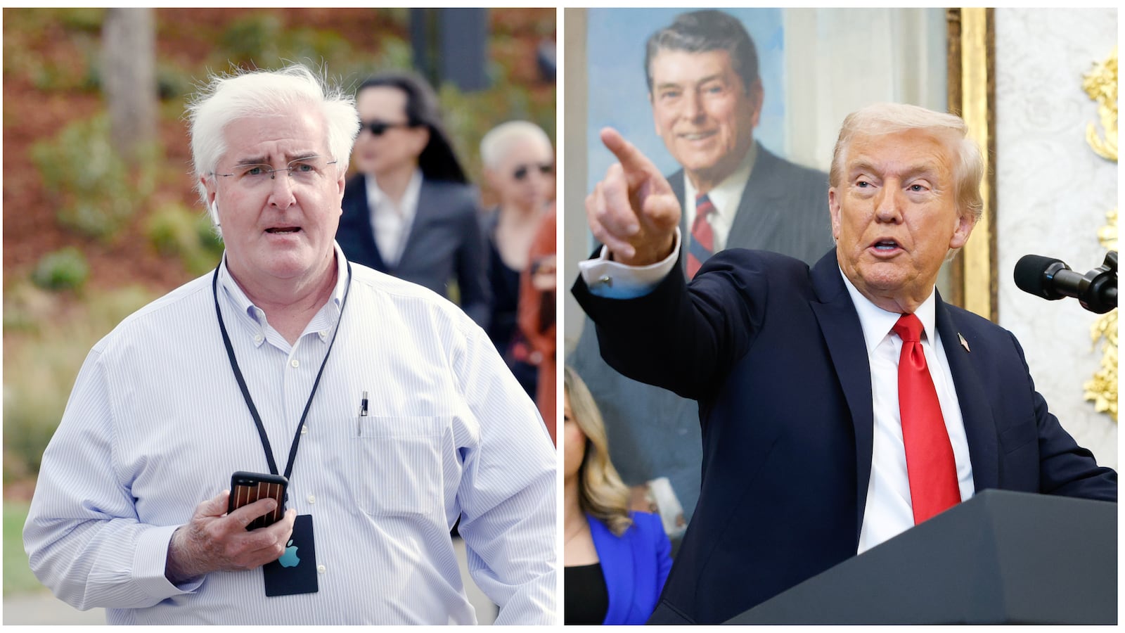 Ron Conway and Donald Trump.