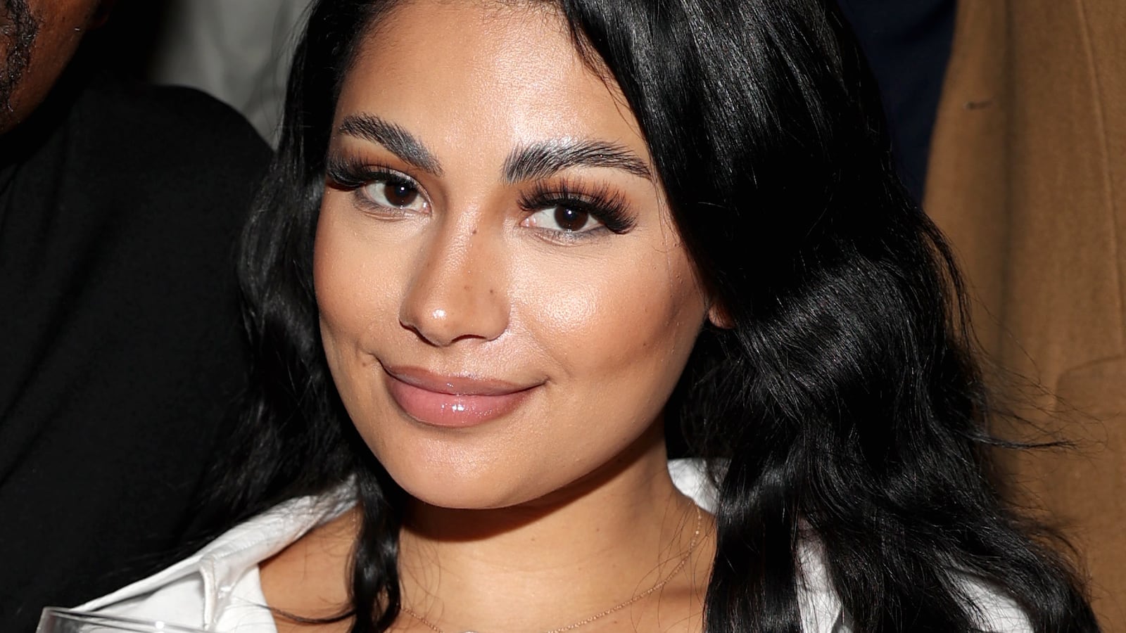 Jamie Foxx and Jade Ramey attend Moroccan Playboy Nights birthday celebration for French Montana on November 09, 2022 in Los Angeles, California.