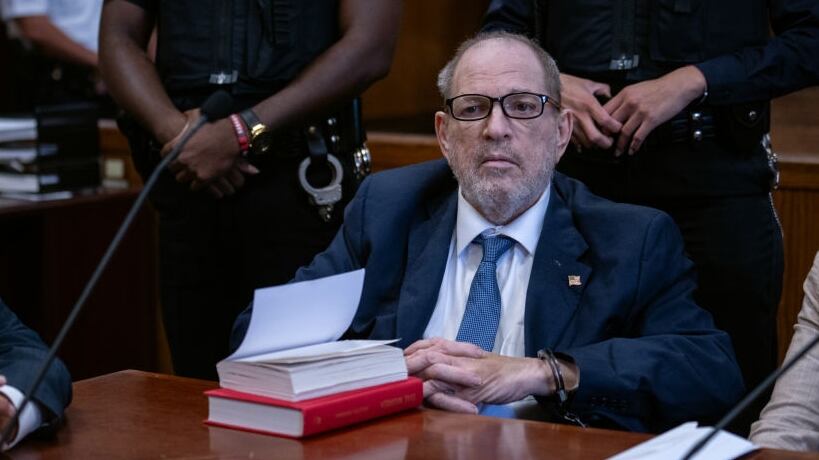 Former film producer Harvey Weinstein appears for a hearing in court on September 18, 2024 in New York City.