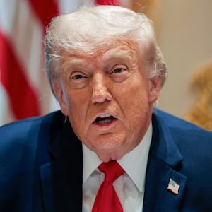 President Donald Trump speaks during a Cabinet meeting in the Cabinet Room at the White House, in Washington, D.C. on May 27, 2026.