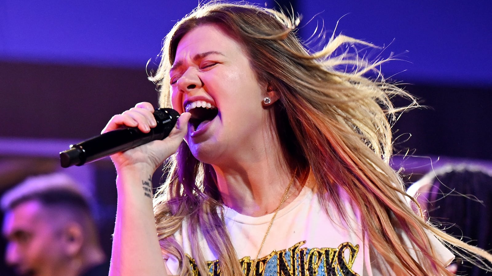 LAS VEGAS, NEVADA - JULY 11: Kelly Clarkson kicks off new Las Vegas residency "Kelly Clarkson: Studio Sessions" at The Colosseum at Caesars Palace on July 11, 2025 in Las Vegas, Nevada. (Photo by Denise Truscello/Getty Images for Live Nation Las Vegas )