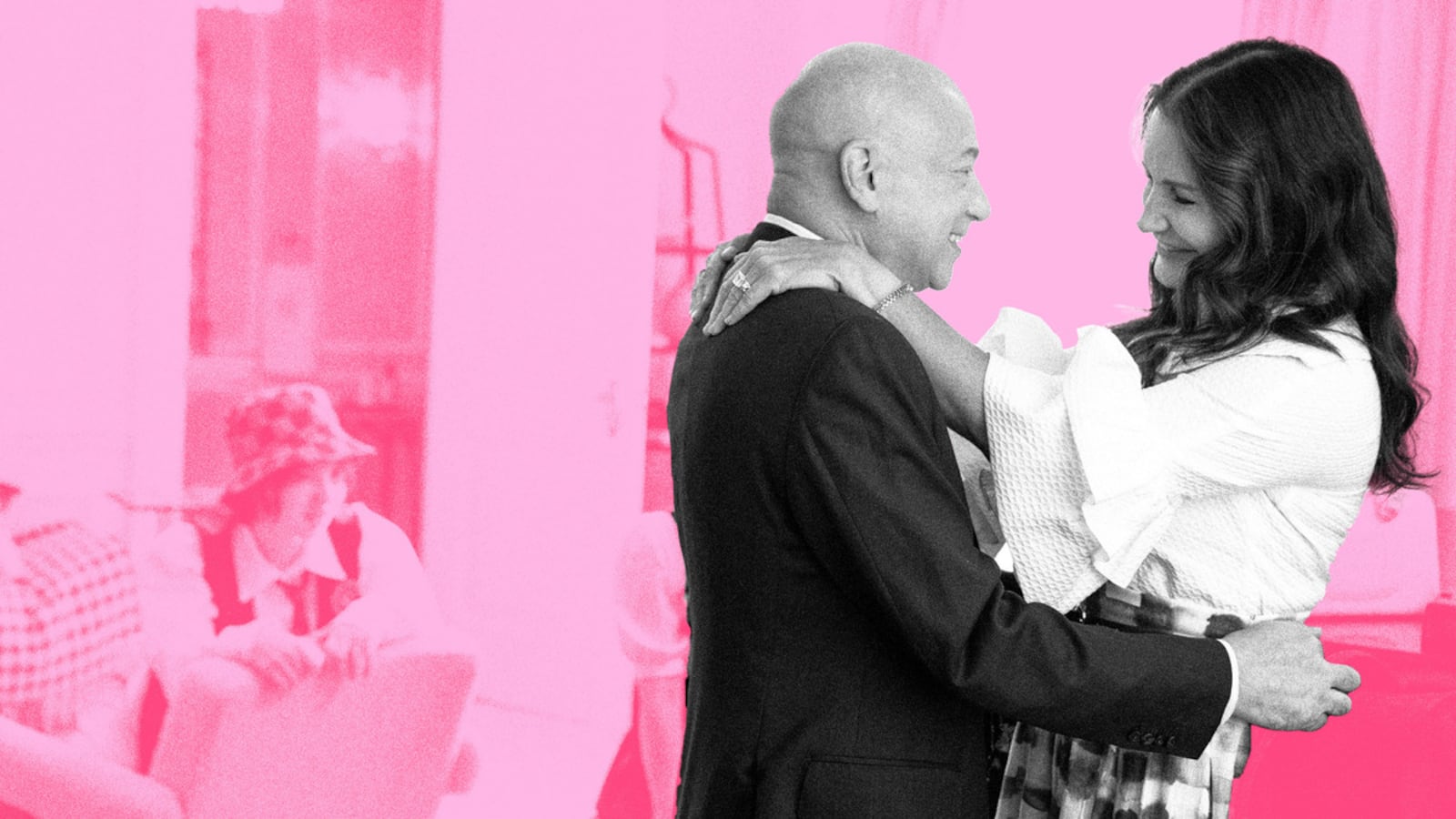 Photo illustration of Charlotte York and Harry Goldenblatt from And Just Like That, the Sex and the City spinoff show.