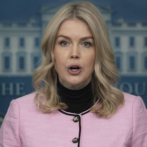 White House press secretary Karoline Leavitt.