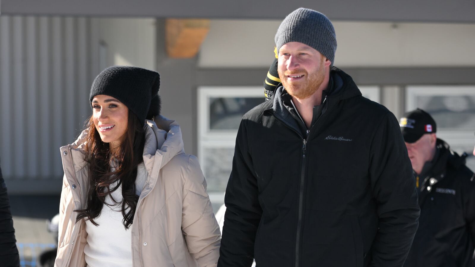 Prince Harry, Duke of Sussex and Meghan, Duchess of Sussex in Whistler, Canada.