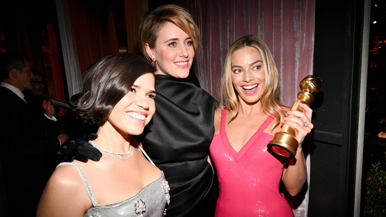 America Ferrera, Greta Gerwig and Margot Robbie