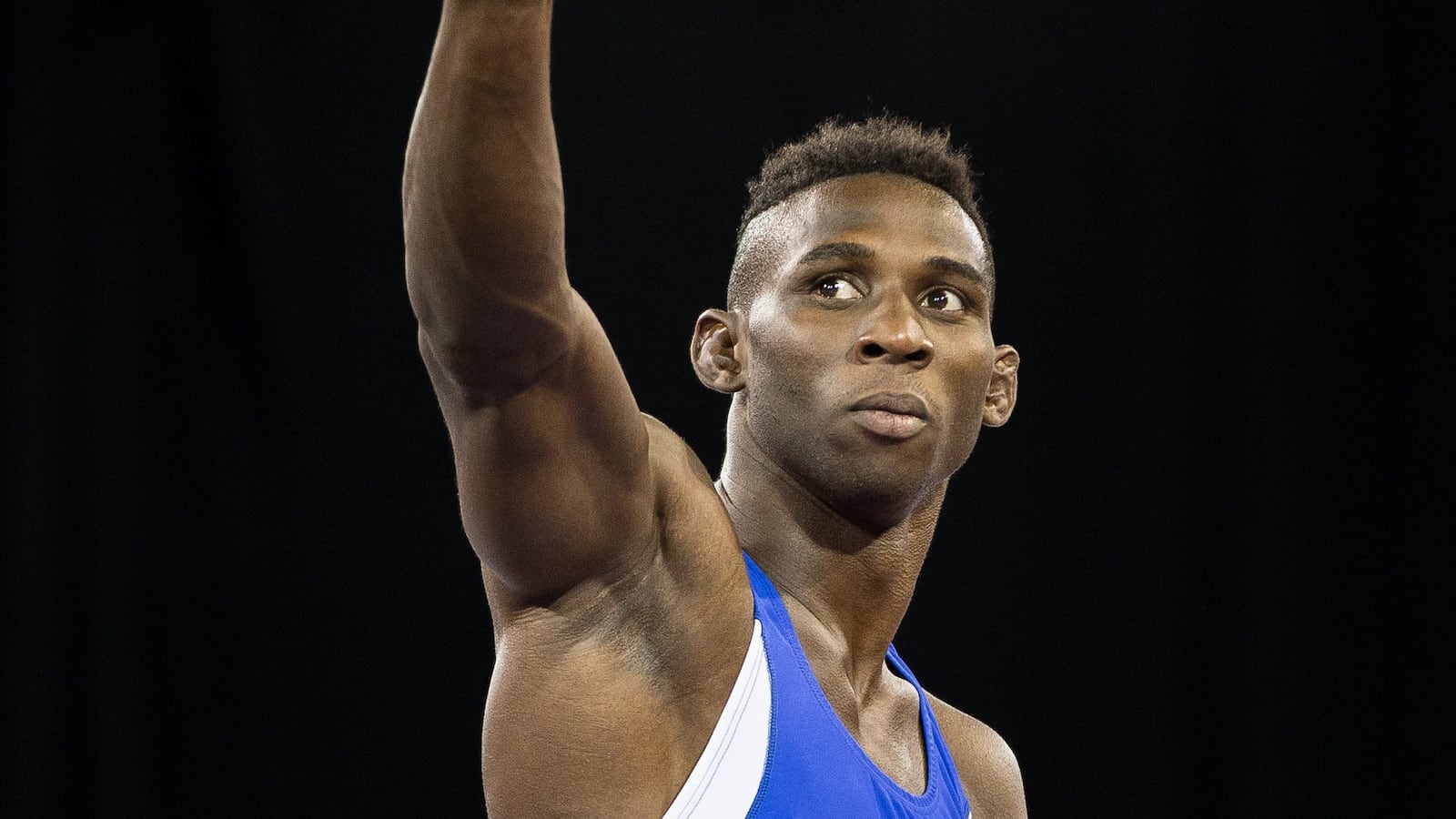 Alan Vera celebrates a win at the 2015 Pan American Games.