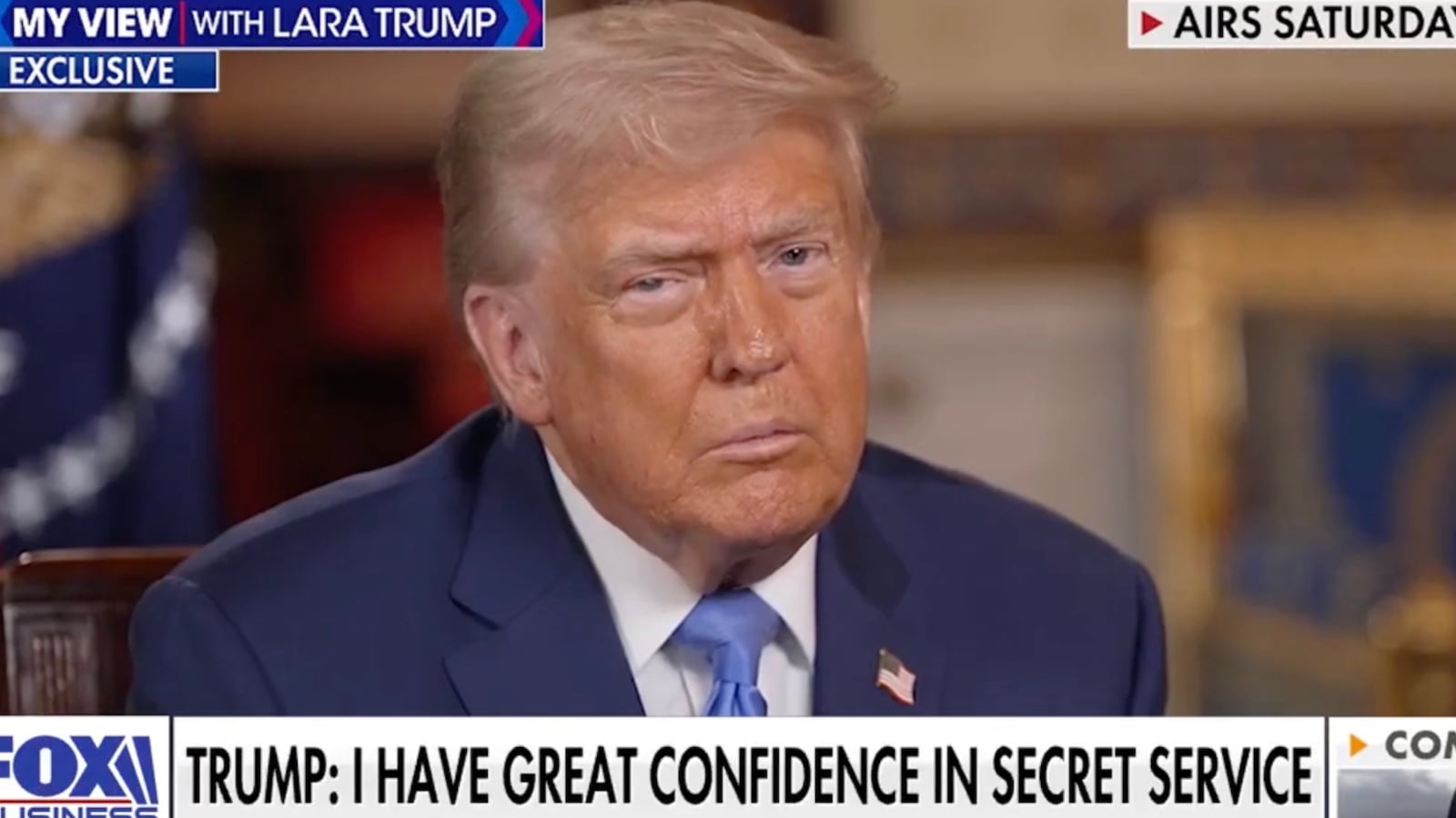 Donald Trump talking to Lara Trump to mark anniversary of assassination attempt.