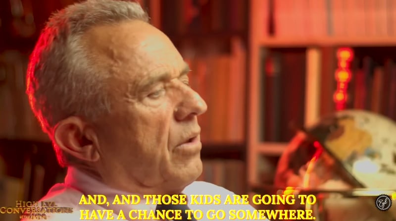 Robert F. Kennedy Jr. appearing on High Lvl Conversations.