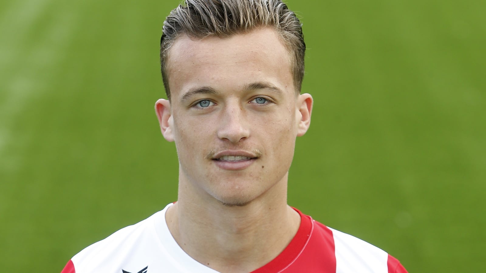 Mats Grotenbreg standing on soccer field.