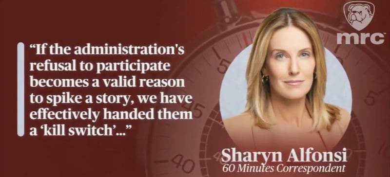 CBS covered its own internal battle in an awkward broadcast Monday night.