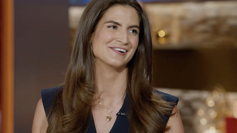 Kaitlan Collins on The Daily Show with Jon Stewart.