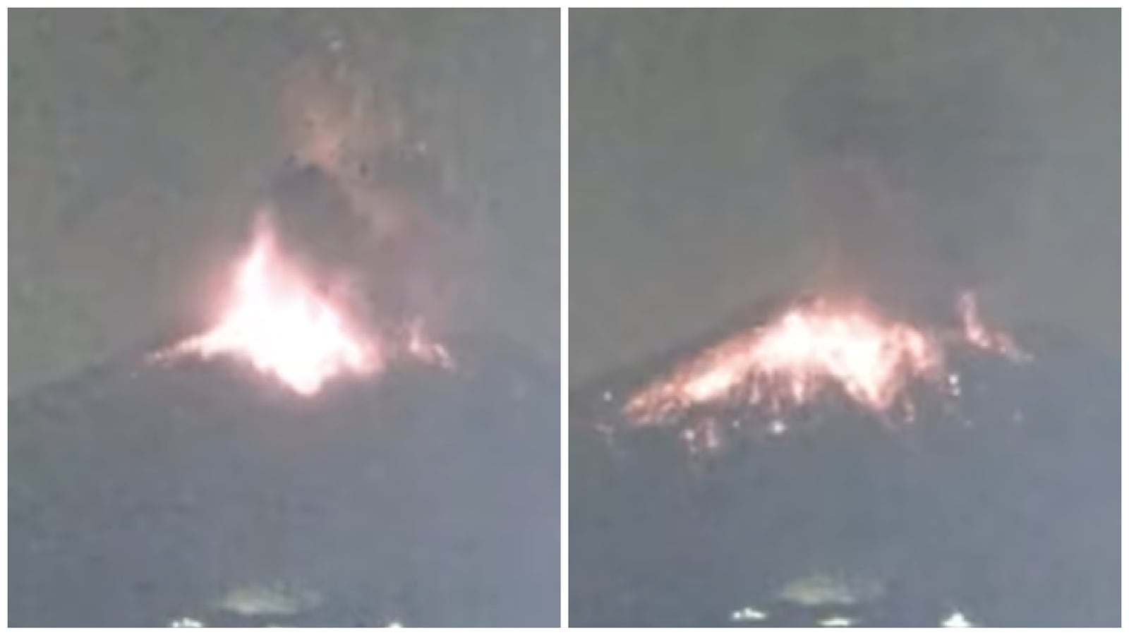 Volcanic eruption in Japan.