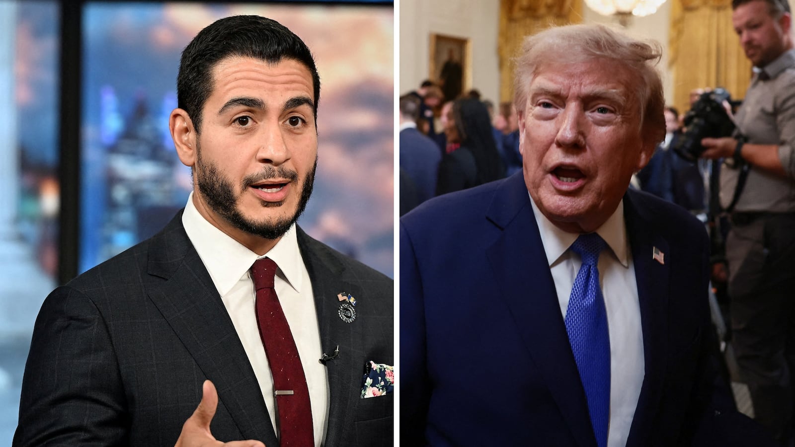 Abdul El Sayed and Donald Trump