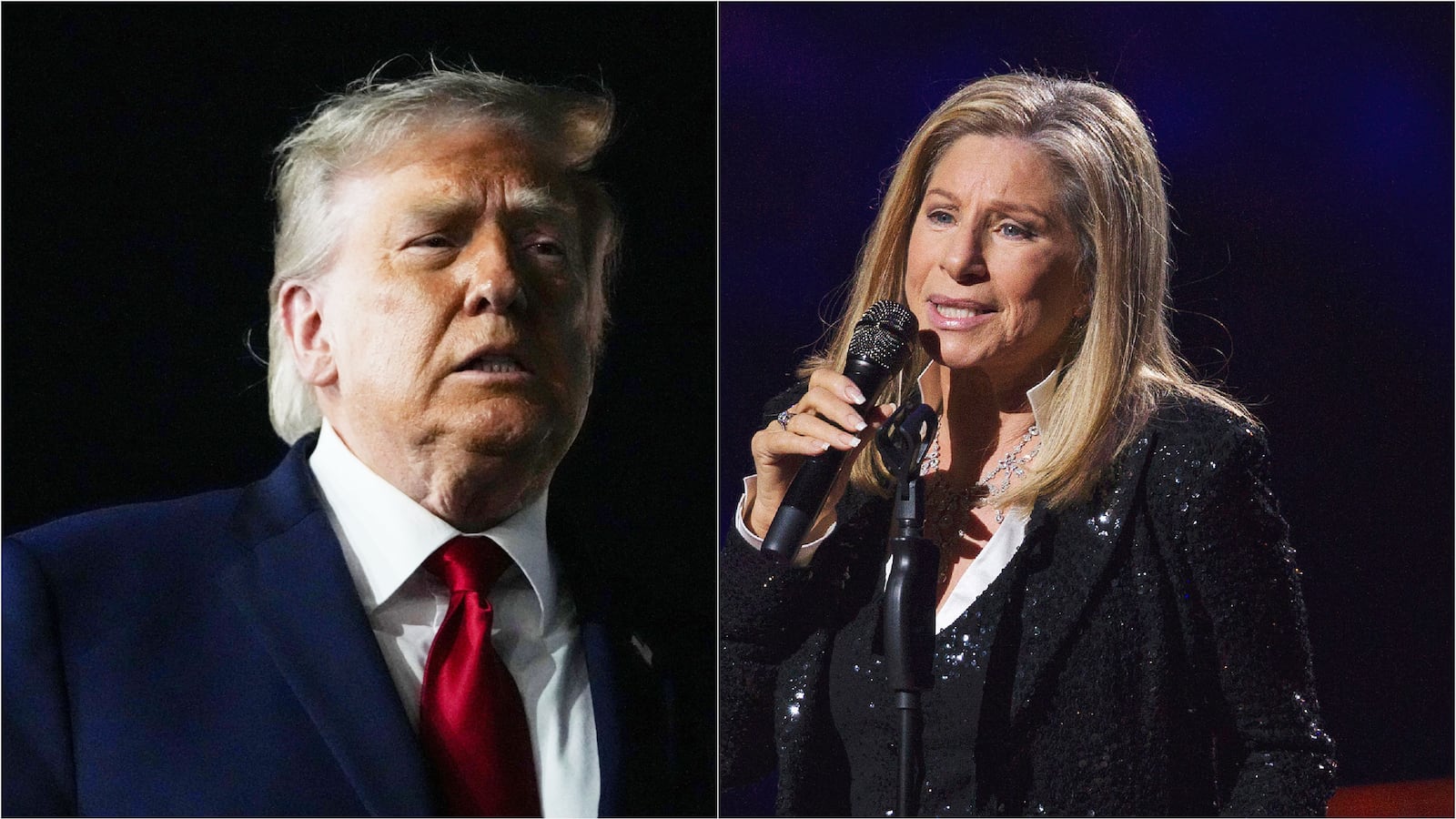 Trump, Barbra Streisand