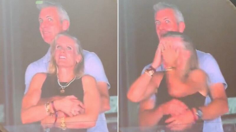 Astronomer CEO Andrew Byron and Kristin Cabot, who is Astronomer’s “Chief People Officer.”