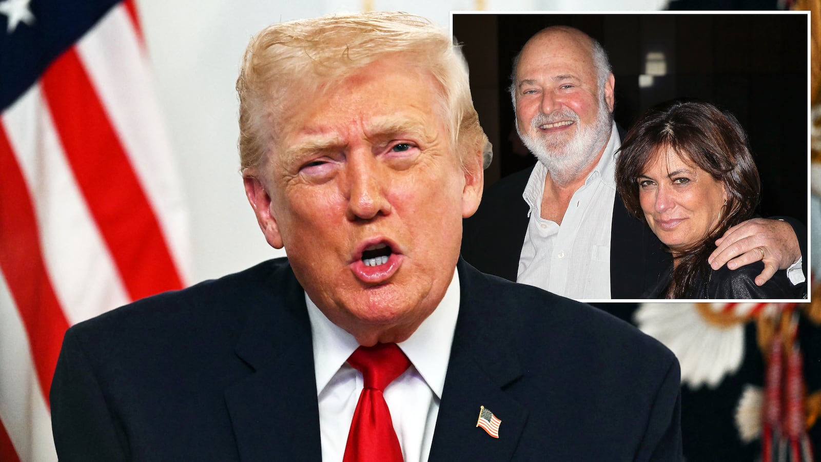 Donald Trump, Michelle Reiner, Rob Reiner