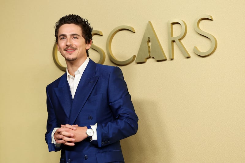 Timothee Chalamet, nominee for Best Actor in a Leading Role for Marty Supreme, attends the 98th Oscars Nominees Luncheon in Beverly Hills, California, U.S., February 10, 2026.