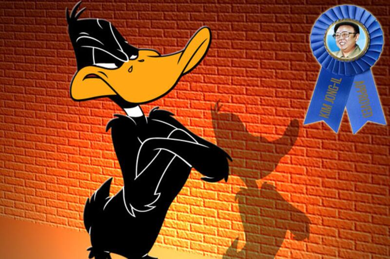 galleries/2011/12/20/obsessions-of-north-korea-s-dictator-kim-jong-il-bill-clinton-elizabeth-taylor-ramboand-more-photos/obsessions-of-kim-jun-il-gal-daffy_ygewnx