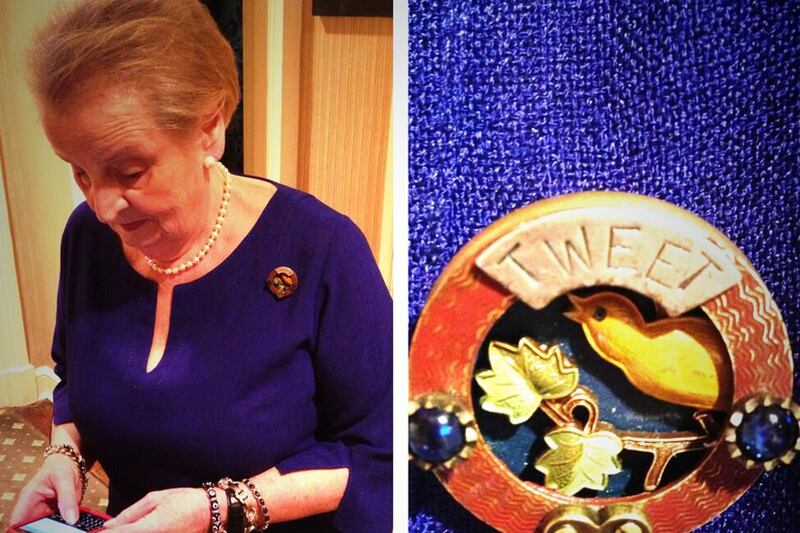 articles/2013/09/23/madeline-albright-celebrates-joining-twitter-with-tweet-pin/130923-madeline-albright-tease_ipwsx3