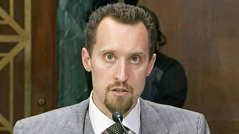 E.J. Antoni testifies before a U.S. Senate Judiciary subcommittee on Oct. 24, 2023.