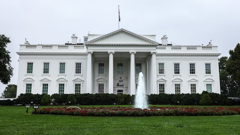 03 October 2024, USA, Washington: View of the White House. Photo: Valerie Plesch/dpa (Photo by )