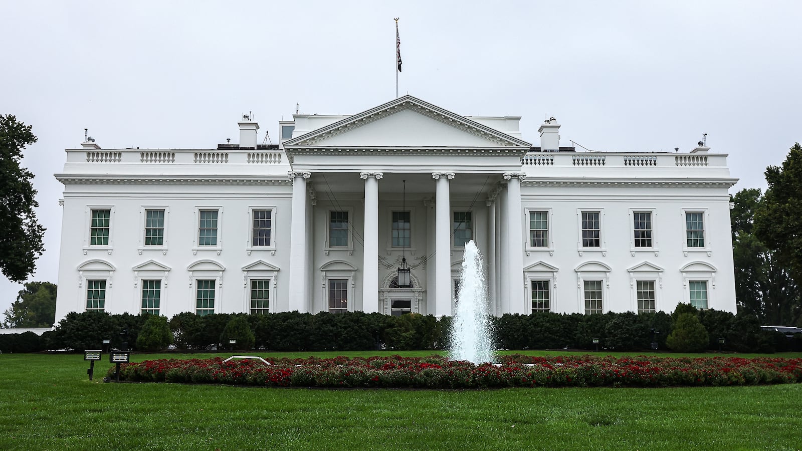 03 October 2024, USA, Washington: View of the White House. Photo: Valerie Plesch/dpa (Photo by )