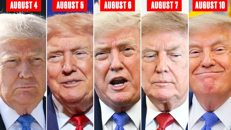 Donald Trump's hair: August 4-10, 2026