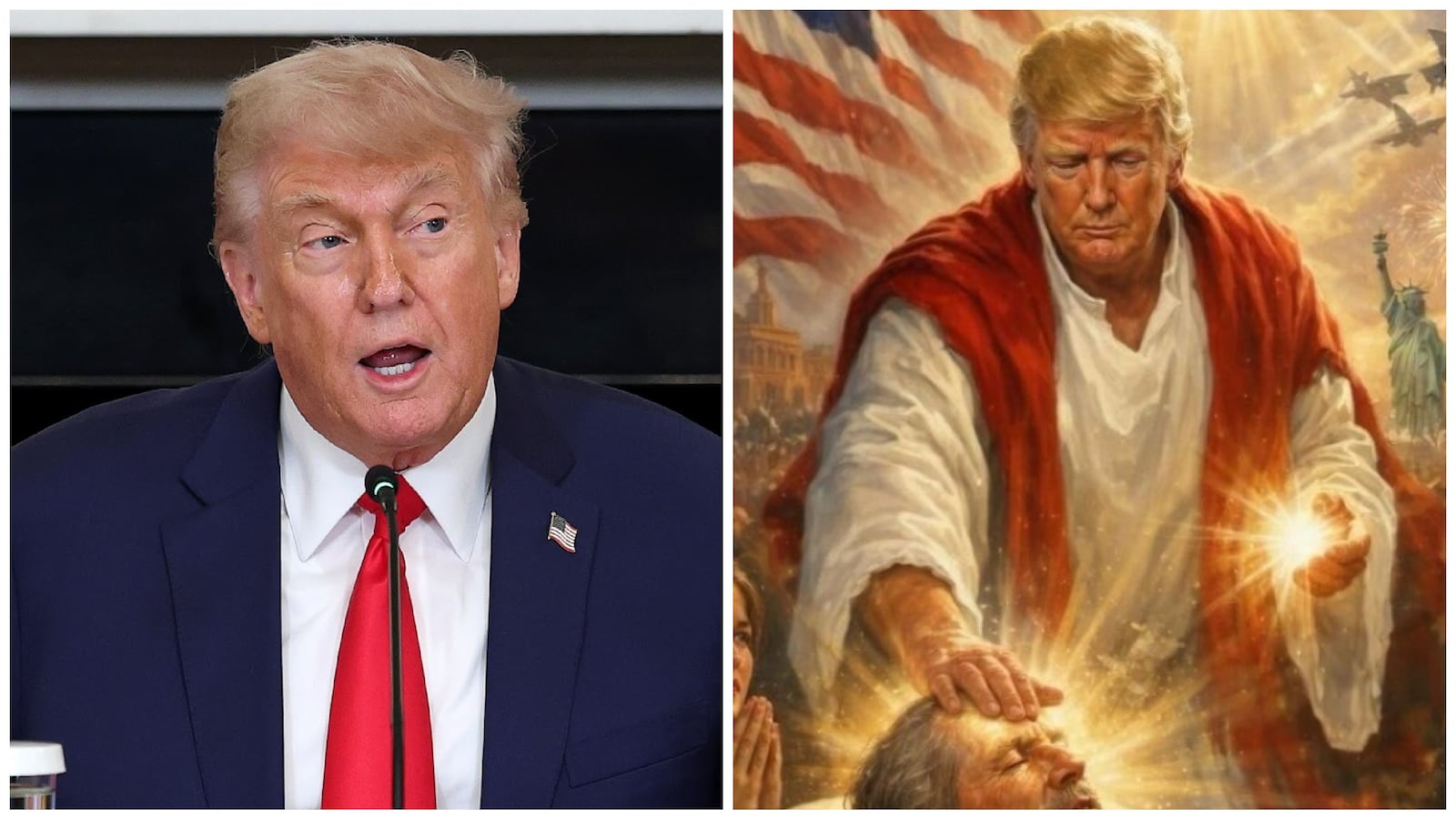 donald trump jesus christ