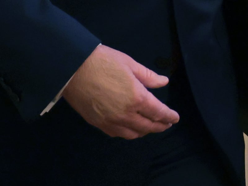 WASHINGTON, DC - FEBRUARY 11:  U.S. President Donald Trump arrives for an event on the use of coal in the East Room of the White House on February 11, 2026 in Washington, DC. The lobby group Washington Coal Club awarded Trump the "Undisputed Champion of Coal" award. Trump is also expected to sign an executive order directing the Defense Department to buy electricity from coal-fired power plants. (Photo by Anna Moneymaker/Getty Images)