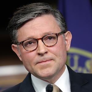 WASHINGTON, DC - JUNE 30: Speaker of the House Mike Johnson (R-LA) speaks at a news conference at the U.S. Capitol on June 30, 2026 in Washington, DC. Johnson spoke on the Supreme Court's recent decision on birthright citizenship and also commented on the return of Rep. Thomas Kean (R-NJ), who has been absent for several months with a health issue. (Photo by Kevin Dietsch/Getty Images)