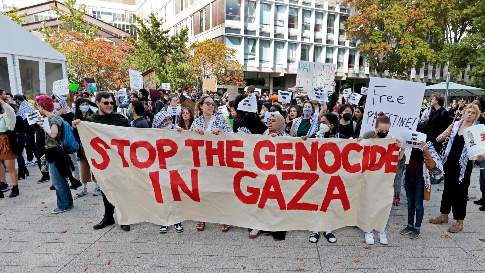 Harvard students' pro-Palestine protest