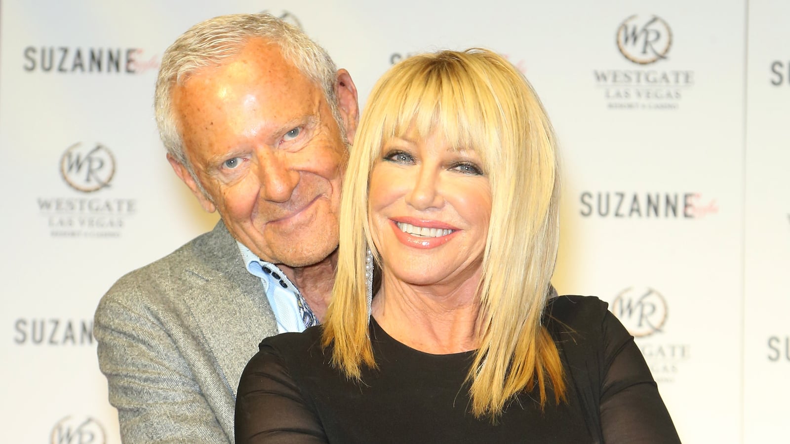 Alan Hamel (L) and Suzanne Somers (R)