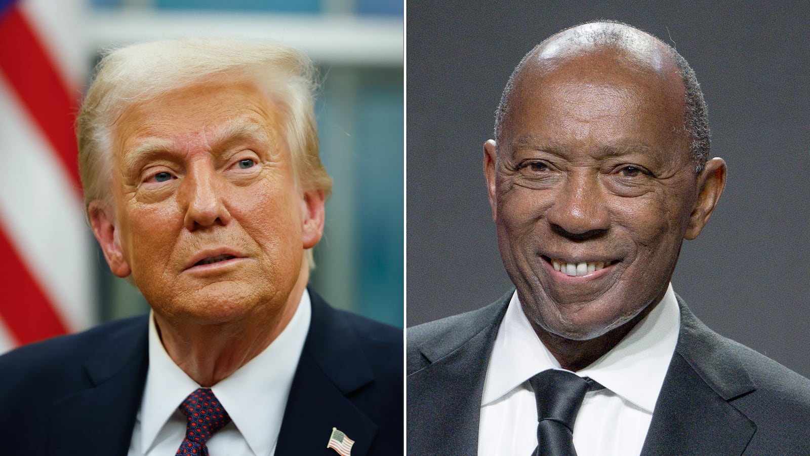 Donald Trump and Rep. Sylvester Turner