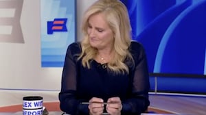 Alex Witt in tears on her final MS NOW show.