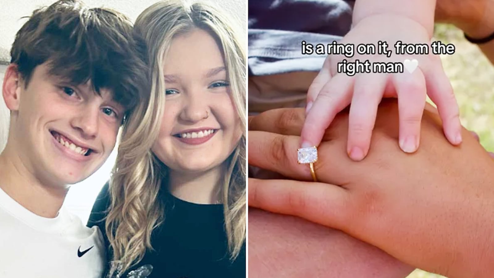 Bella Vaughn, 16, and Hunter Johnson, 14, from TLC's "Unexpected" are engaged.