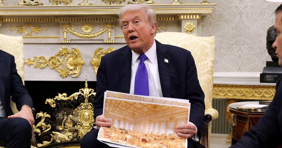 Die nächsten Schritte von Trumps Abriss des Weißen Hauses werden bekannt ...