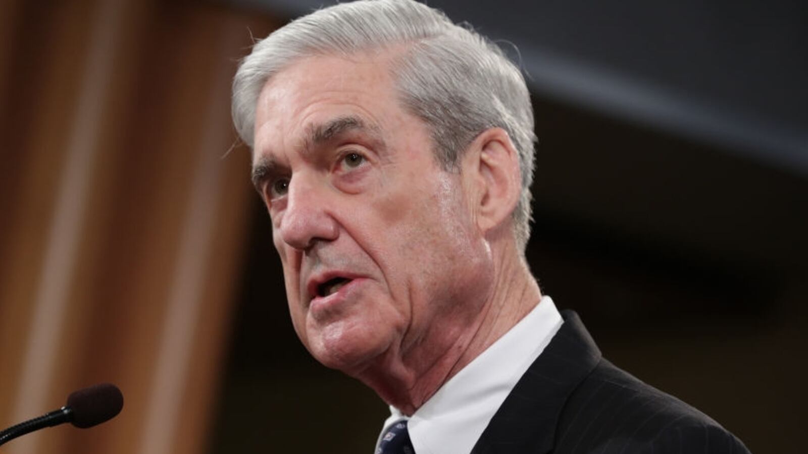 Special Counsel Robert Mueller makes a statement about the Russia investigation on May 29, 2019 at the Justice Department in Washington, DC. (Photo by Chip Somodevilla/Getty Images)