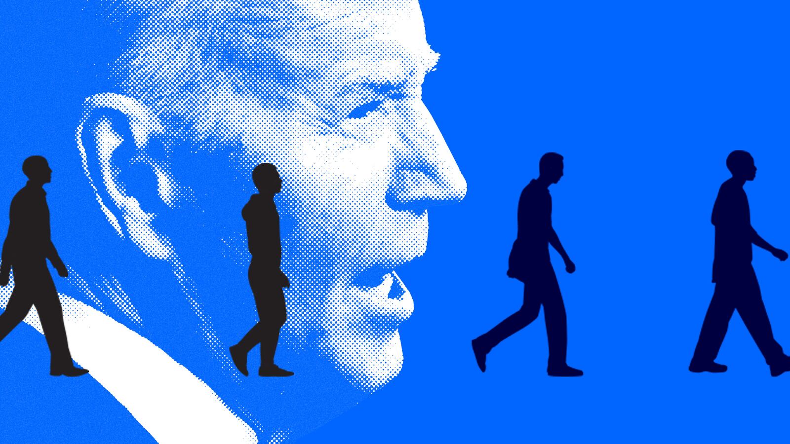 A photo illustration of President Joe Biden