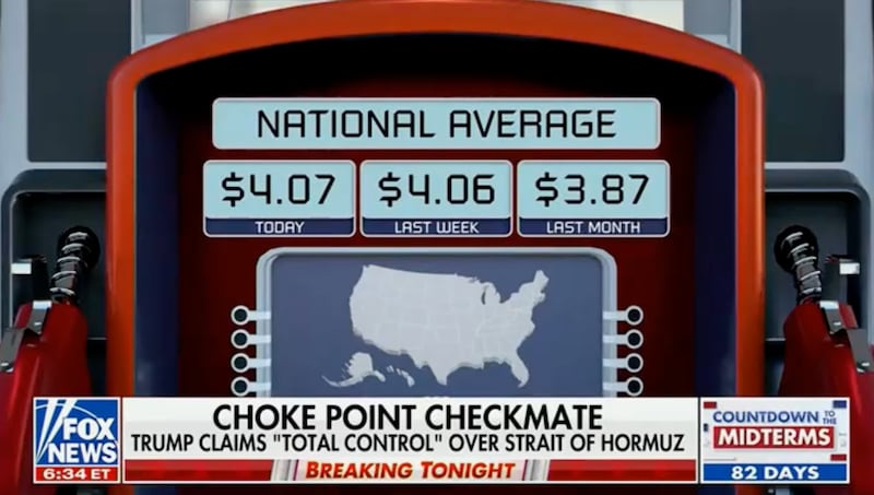 The Fox News host also shared damning statistics on the rising price of gas.