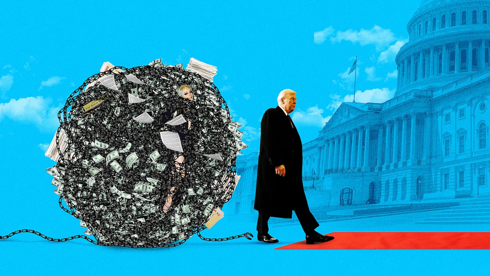 Trump heads back to Washington