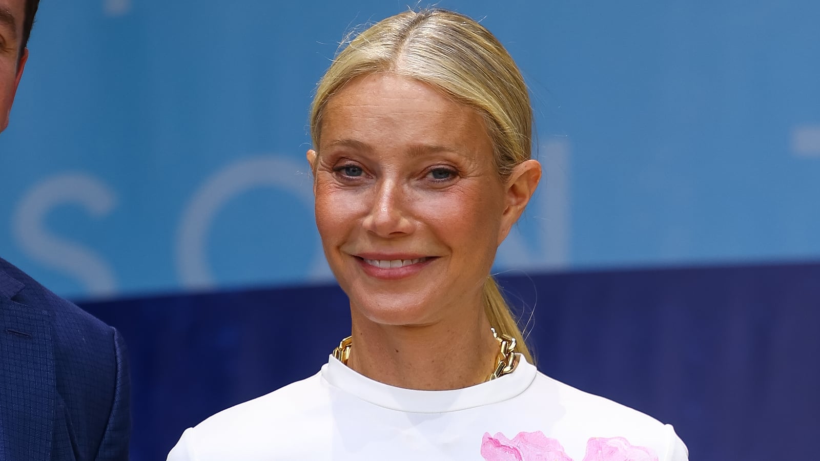 Gwyneth Paltrow attends the 'Encore! Embracing the new entertainment era' session during the Cannes Lions International Festival Of Creativity 2024 - Day Two at Amazon Port Plaza Stage on June 18, 2024 in Cannes, France.