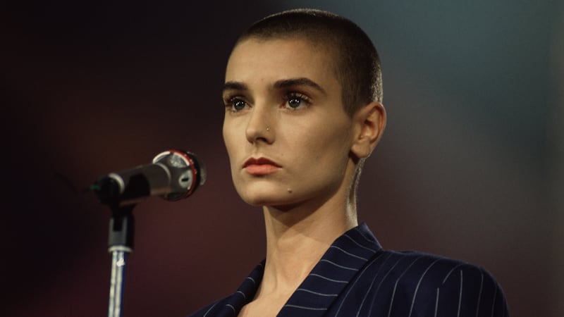 Sinead O'Connor on stage